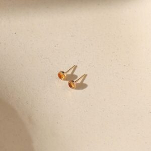 Citrine Studs