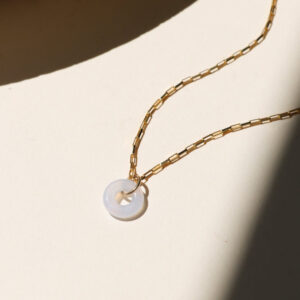 Full Circle Pendant - Chalcedony