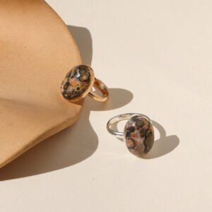 Leopard Jasper Ring